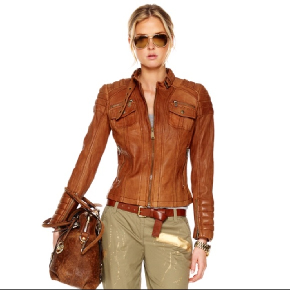 MICHAEL Michael Kors Quilted Shoulder Jacket